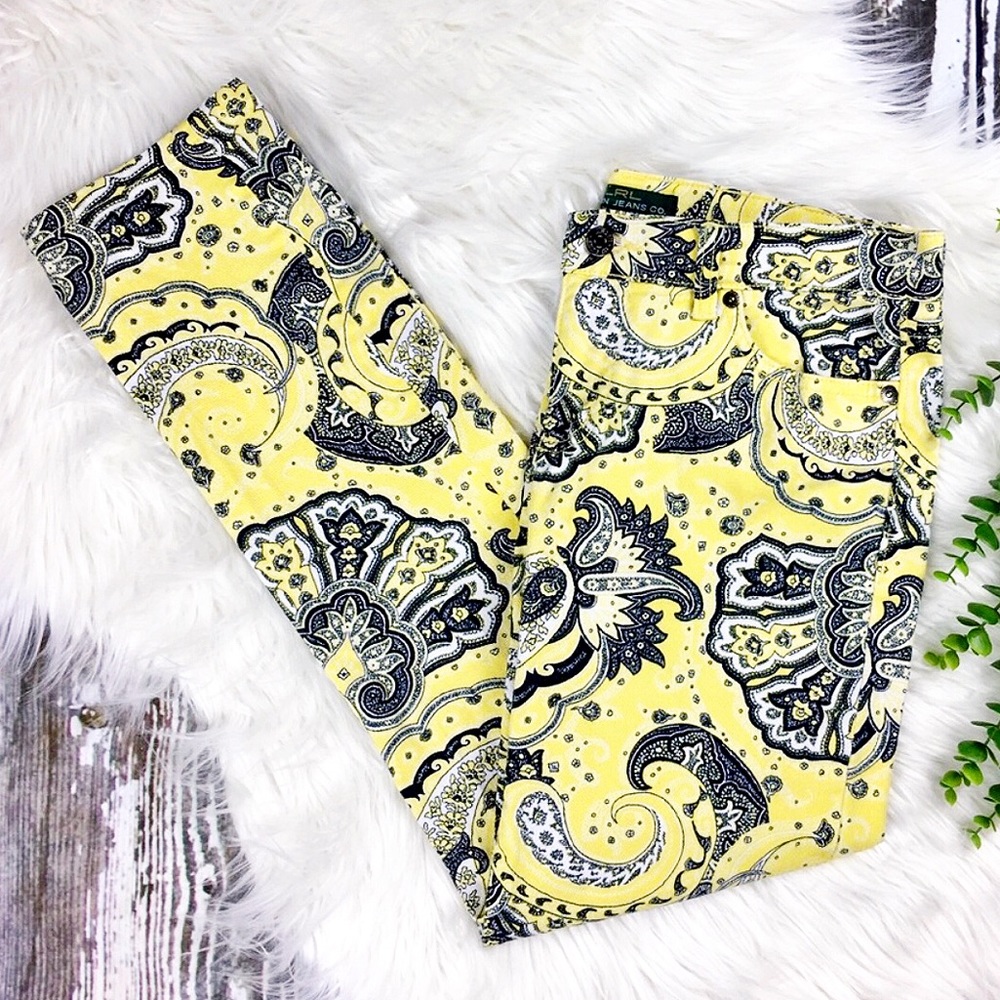 Ralph Lauren | Paisley Straight Leg Jeans